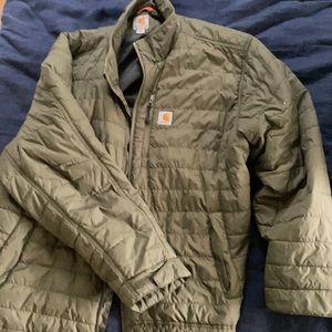 Carhartt olive green coat